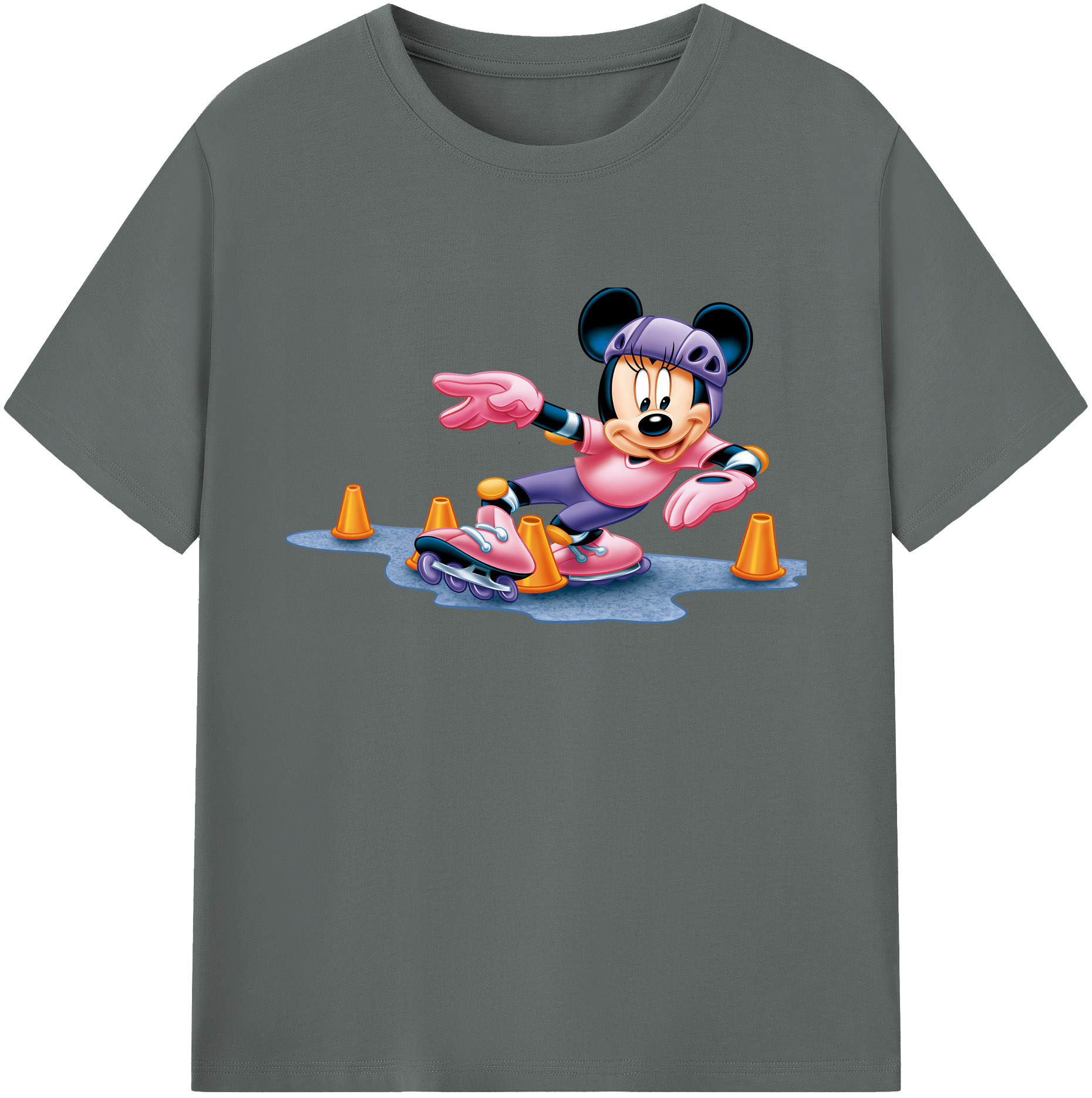 ミッキーマウス Mickey Mouse 綿100％ メンズ半袖Tシャツ｜肌触りやわらか＆通気性